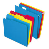 Pendaflex® Combo Filing Kit, Letter Size, 1-3-cut File Folders, 1-5-cut Hanging File Folders, Assorted, 12 Sets freeshipping - TVN Wholesale 