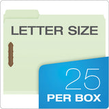 Pendaflex® Heavy-duty Pressboard Folders W- Embossed Fasteners, Letter Size, Green, 25-box freeshipping - TVN Wholesale 