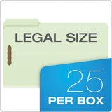 Pendaflex® Heavy-duty Pressboard Folders W- Embossed Fasteners, Legal Size, Green, 25-box freeshipping - TVN Wholesale 