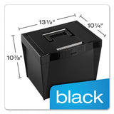 Pendaflex® Portable Letter Size File Box, Letter Files, 13.5" X 10.25" X 10.88", Black freeshipping - TVN Wholesale 