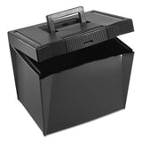 Pendaflex® Portable Letter Size File Box, Letter Files, 13.5" X 10.25" X 10.88", Black freeshipping - TVN Wholesale 