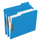 Pendaflex® Colored Folders With Two Embossed Fasteners, 1-3-cut Tabs, Letter Size, Blue, 50-box freeshipping - TVN Wholesale 