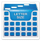 Pendaflex® Desktop File With Hanging Folders, Letter Size, 6" Long, Granite freeshipping - TVN Wholesale 