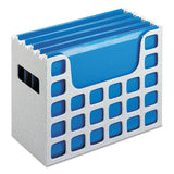 Pendaflex® Desktop File With Hanging Folders, Letter Size, 6" Long, Granite freeshipping - TVN Wholesale 