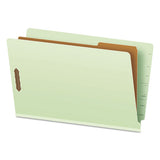 Pendaflex® End Tab Classification Folders, 2 Dividers, Letter Size, Pale Green, 10-box freeshipping - TVN Wholesale 