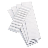 Pendaflex® Blank Inserts For Hanging File Folder 42 Series Tabs, 1-5-cut Tabs, White, 2" Wide, 100-pack freeshipping - TVN Wholesale 