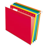 Pendaflex® Colored Reinforced Hanging Folders, Letter Size, 1-5-cut Tab, Aqua, 25-box freeshipping - TVN Wholesale 