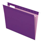 Pendaflex® Colored Reinforced Hanging Folders, Letter Size, 1-5-cut Tab, Violet, 25-box freeshipping - TVN Wholesale 