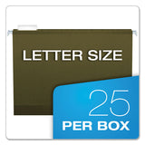 Pendaflex® Reinforced Hanging File Folders, Letter Size, 1-5-cut Tab, Standard Green, 25-box freeshipping - TVN Wholesale 