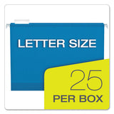 Pendaflex® Extra Capacity Reinforced Hanging File Folders With Box Bottom, Letter Size, 1-5-cut Tab, Assorted, 25-box freeshipping - TVN Wholesale 