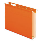 Pendaflex® Extra Capacity Reinforced Hanging File Folders With Box Bottom, Letter Size, 1-5-cut Tab, Orange, 25-box freeshipping - TVN Wholesale 