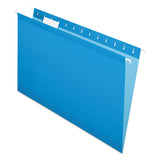 Pendaflex® Colored Reinforced Hanging Folders, Legal Size, 1-5-cut Tab, Blue, 25-box freeshipping - TVN Wholesale 