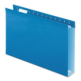 Pendaflex® Extra Capacity Reinforced Hanging File Folders With Box Bottom, Legal Size, 1-5-cut Tab, Blue, 25-box freeshipping - TVN Wholesale 