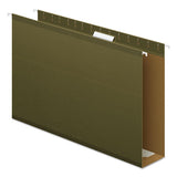 Pendaflex® Extra Capacity Reinforced Hanging File Folders With Box Bottom, Legal Size, 1-5-cut Tab, Standard Green, 25-box freeshipping - TVN Wholesale 