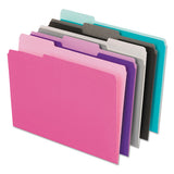 Pendaflex® Interior File Folders, 1-3-cut Tabs, Letter Size, Assortment 1, 100-box freeshipping - TVN Wholesale 