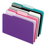 Pendaflex® Interior File Folders, 1-3-cut Tabs, Letter Size, Assortment 1, 100-box freeshipping - TVN Wholesale 