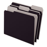 Pendaflex® Interior File Folders, 1-3-cut Tabs, Letter Size, Black-gray, 100-box freeshipping - TVN Wholesale 