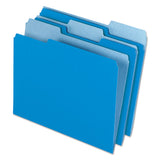 Pendaflex® Interior File Folders, 1-3-cut Tabs, Letter Size, Blue, 100-box freeshipping - TVN Wholesale 