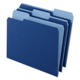 Pendaflex® Interior File Folders, 1-3-cut Tabs, Letter Size, Navy Blue, 100-box freeshipping - TVN Wholesale 