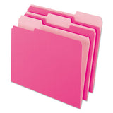 Pendaflex® Interior File Folders, 1-3-cut Tabs, Letter Size, Pink, 100-box freeshipping - TVN Wholesale 