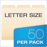 Pendaflex® Ready-tab Reinforced File Folders, 1-3-cut Tabs, Letter Size, Manila, 50-pack freeshipping - TVN Wholesale 