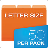 Pendaflex® Ready-tab Reinforced File Folders, 1-3-cut Tabs, Letter Size, Assorted, 50-pack freeshipping - TVN Wholesale 