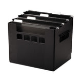 Pendaflex® Portable Desktop File With Hanging Folders, Letter Size, 10" Long, Black freeshipping - TVN Wholesale 