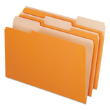 Pendaflex® Interior File Folders, 1-3-cut Tabs, Legal Size, Orange, 100-box freeshipping - TVN Wholesale 