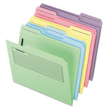 Pendaflex® Printed Notes Folder With One Fastener, 1-3-cut Tabs, Letter Size, Assorted, 30-pack freeshipping - TVN Wholesale 