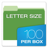 Pendaflex® Cutless File Folders, 1-3-cut Tabs, Letter Size, Assorted, 100-box freeshipping - TVN Wholesale 