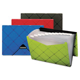 Pendaflex® Poly Expanding File, 1.5" Expansion, 7 Sections, 1-7-cut Tab, Letter Size, Black freeshipping - TVN Wholesale 