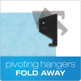 Pendaflex® Hanging Classification Folders With Dividers, Legal Size, 2 Dividers, 2-5-cut Tab, Blue freeshipping - TVN Wholesale 