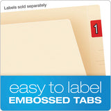 Pendaflex® Smartshield End Tab 2-fastener Folders, Straight Tab, Letter Size, Manila, 50-box freeshipping - TVN Wholesale 