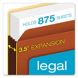 Pendaflex® File Pocket W- Tyvek, 3.5" Expansion, Legal Size, Redrope, 10-box freeshipping - TVN Wholesale 