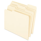 Pendaflex® Earthwise By 100% Recycled Manila File Folders, 1-3-cut Tabs, Letter Size, 100-box freeshipping - TVN Wholesale 