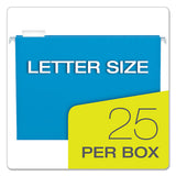 Pendaflex® Colored Hanging Folders, Letter Size, 1-5-cut Tab, Blue, 25-box freeshipping - TVN Wholesale 