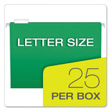 Pendaflex® Colored Hanging Folders, Letter Size, 1-5-cut Tab, Bright Green, 25-box freeshipping - TVN Wholesale 