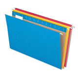 Pendaflex® Colored Hanging Folders, Legal Size, 1-5-cut Tab, Assorted, 25-box freeshipping - TVN Wholesale 