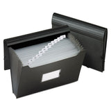 Pendaflex® Jumbo 13-pocket File, 12" Expansion, 13 Sections, 1-13-cut Tab, Letter Size, Black freeshipping - TVN Wholesale 