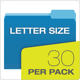 Pendaflex® File Folders With Erasable Tabs, 1-3-cut Tabs, Letter Size, Assorted, 30-pack freeshipping - TVN Wholesale 