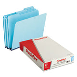 Pendaflex® Pressboard Expanding File Folders, 1-3-cut Tabs, Legal Size, Blue, 25-box freeshipping - TVN Wholesale 