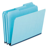 Pendaflex® Pressboard Expanding File Folders, 1-3-cut Tabs, Legal Size, Blue, 25-box freeshipping - TVN Wholesale 