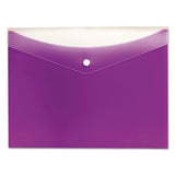 Pendaflex® Poly Snap Envelope, Snap Closure, 8.5 X 11, Grape freeshipping - TVN Wholesale 
