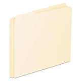 Pendaflex® Blank Top Tab File Guides, 1-3-cut Top Tab, Blank, 8.5 X 11, Manila, 100-box freeshipping - TVN Wholesale 