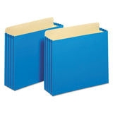 Pendaflex® File Cabinet Pockets, 3.5" Expansion, Letter Size, Blue, 10-box freeshipping - TVN Wholesale 