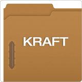 Pendaflex® Kraft Folders With Two Fasteners, 1-3-cut Tabs, Letter Size, Kraft, 50-box freeshipping - TVN Wholesale 