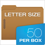 Pendaflex® Kraft Folders With Two Fasteners, 1-3-cut Tabs, Letter Size, Kraft, 50-box freeshipping - TVN Wholesale 