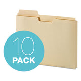 Pendaflex® File Folder Pocket, 0.75" Expansion, Letter Size, Manila, 10-pack freeshipping - TVN Wholesale 