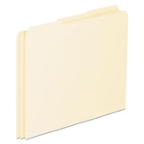 Blank Top Tab File Guides, 1-5-cut Top Tab, Blank, 8.5 X 14, Blue, 50-box