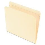 Pendaflex® Reinforced Top File Folders, Straight Tab, Letter Size, Manila, 100-box freeshipping - TVN Wholesale 